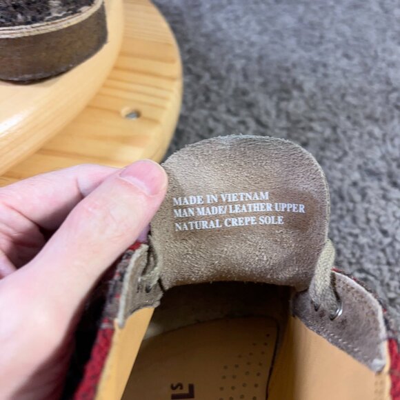 Clarks Originals Desert Boots Womens Size 7.5 Chukka Aztec Made in USA Woolrich - Picture 7 of 10